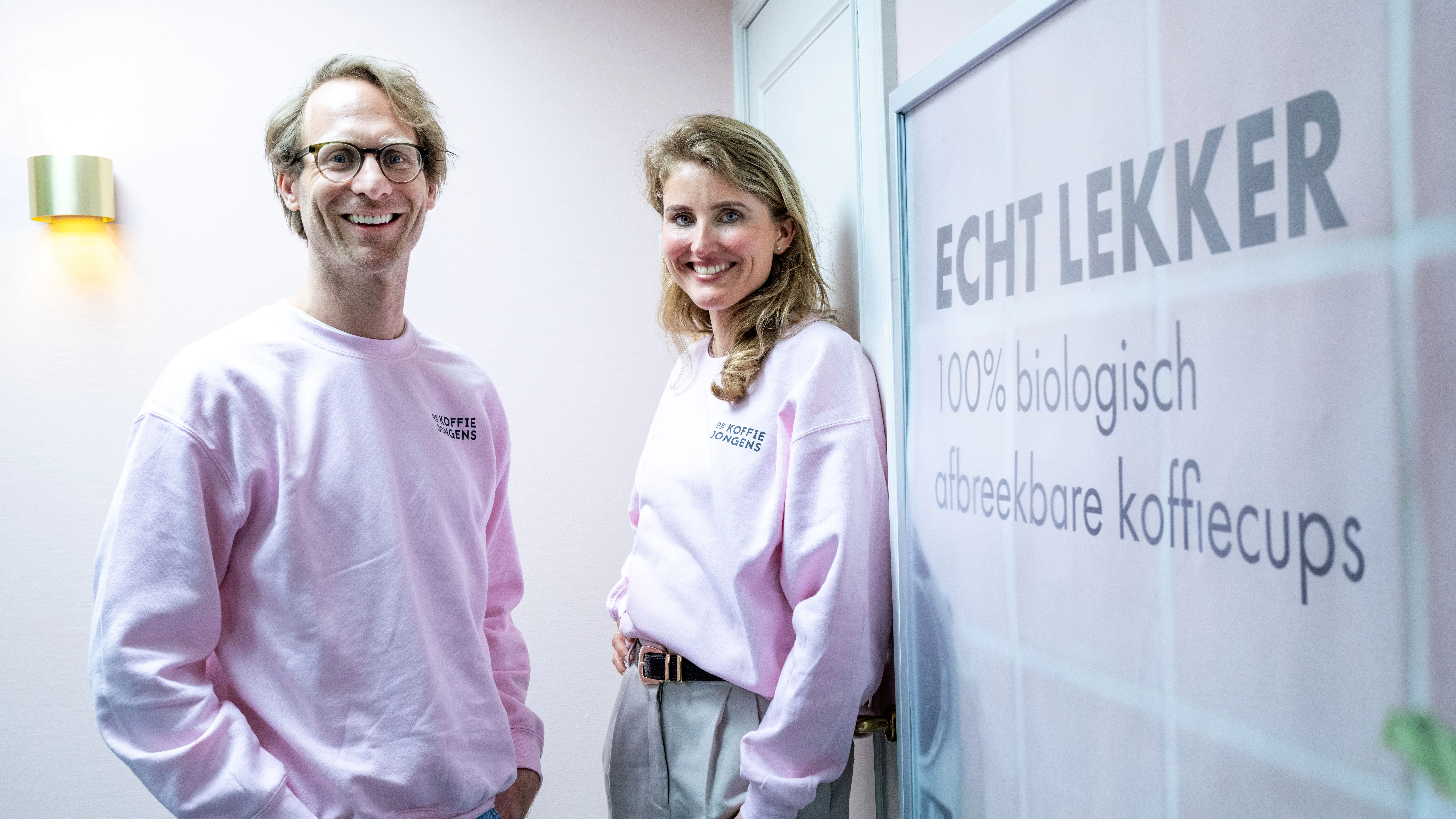 Bart Dingjan en Katharina van den Bosch van De Koffiejongens. Foto: Cor Salverius