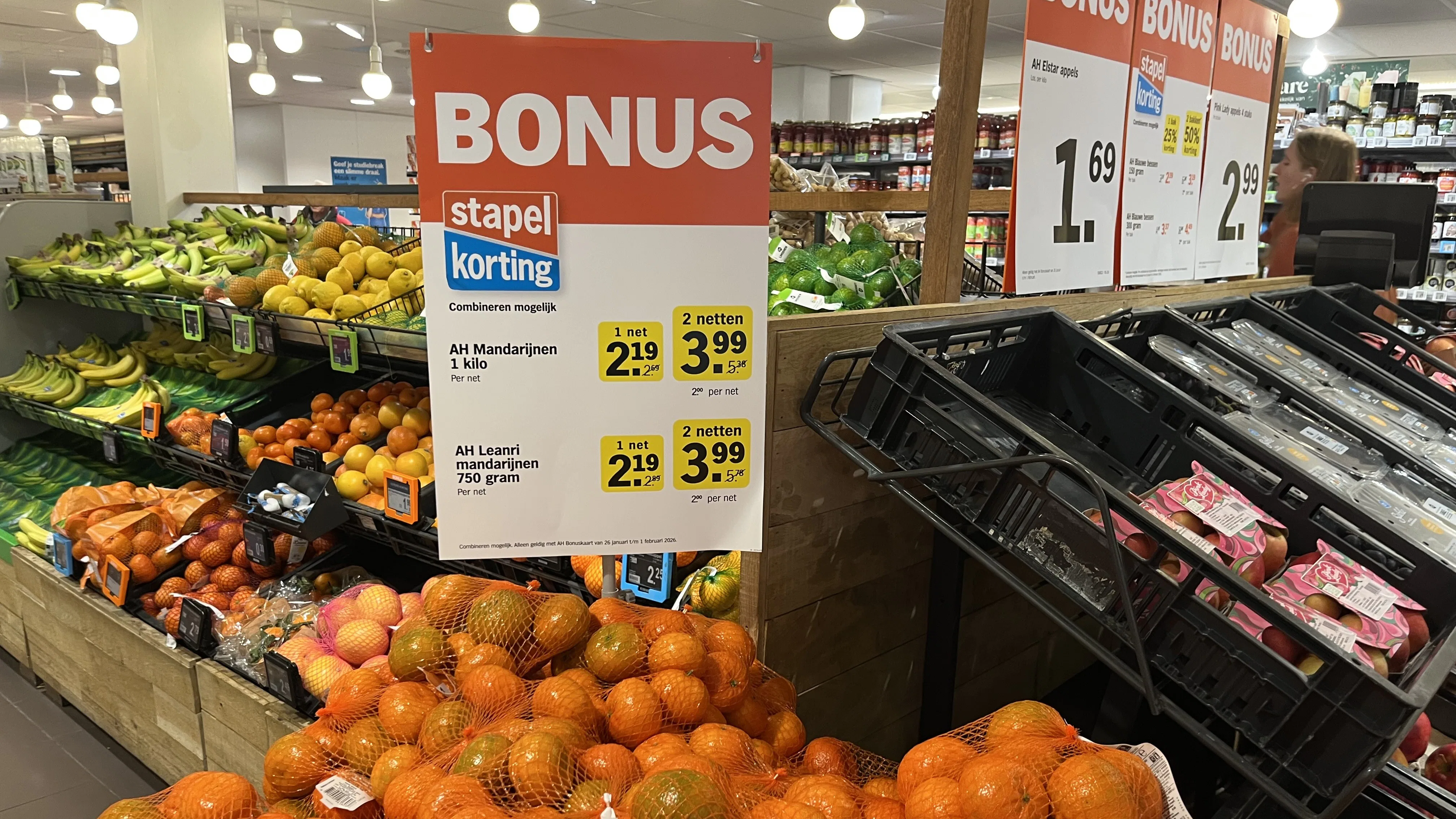 Gezonde multibuy of stapelkorting bij Albert Heijn. Foto: Distrifood