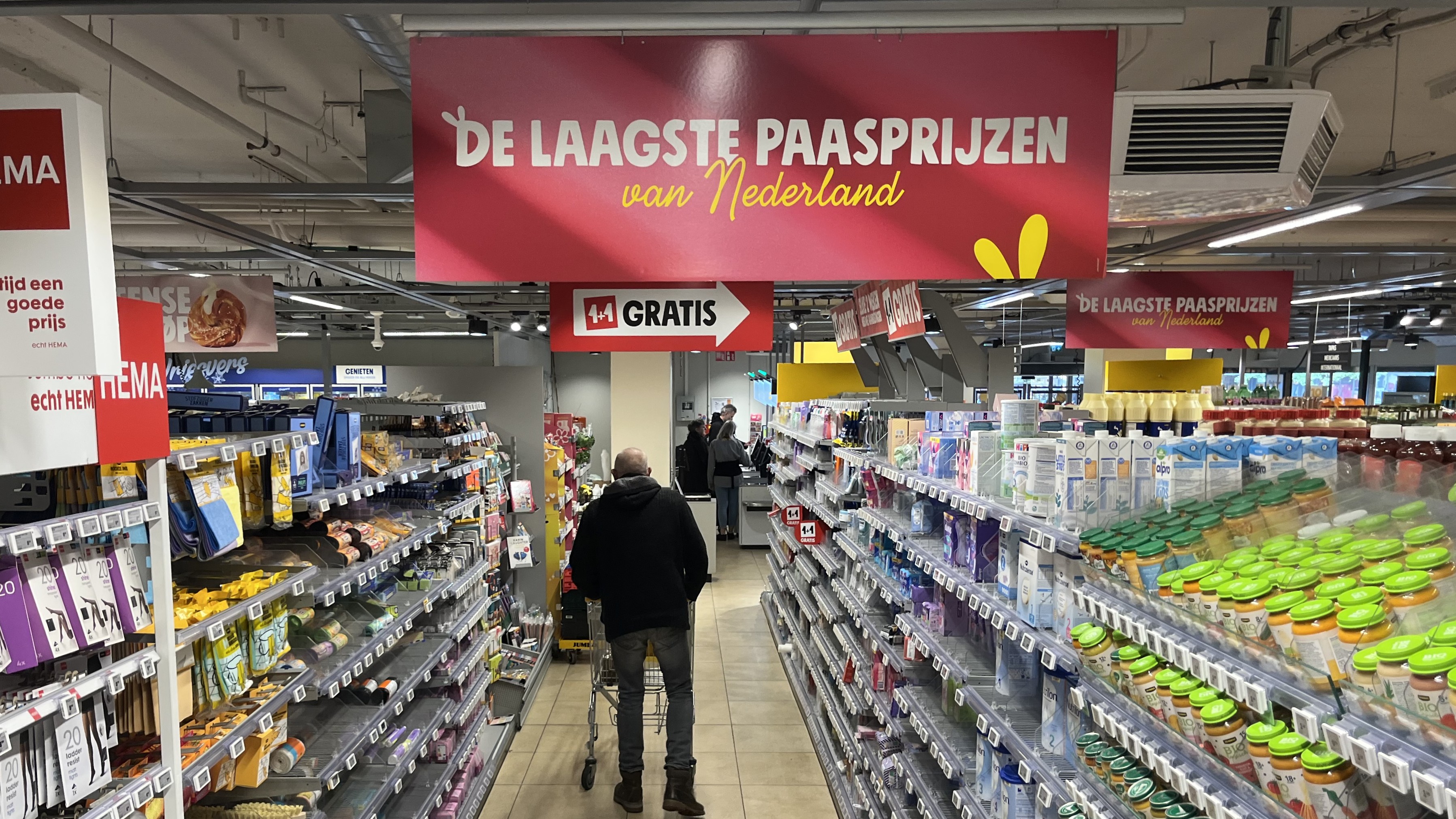 Jumbo met 'de laagste paasprijzen van Nederland'. Foto: Distrifood