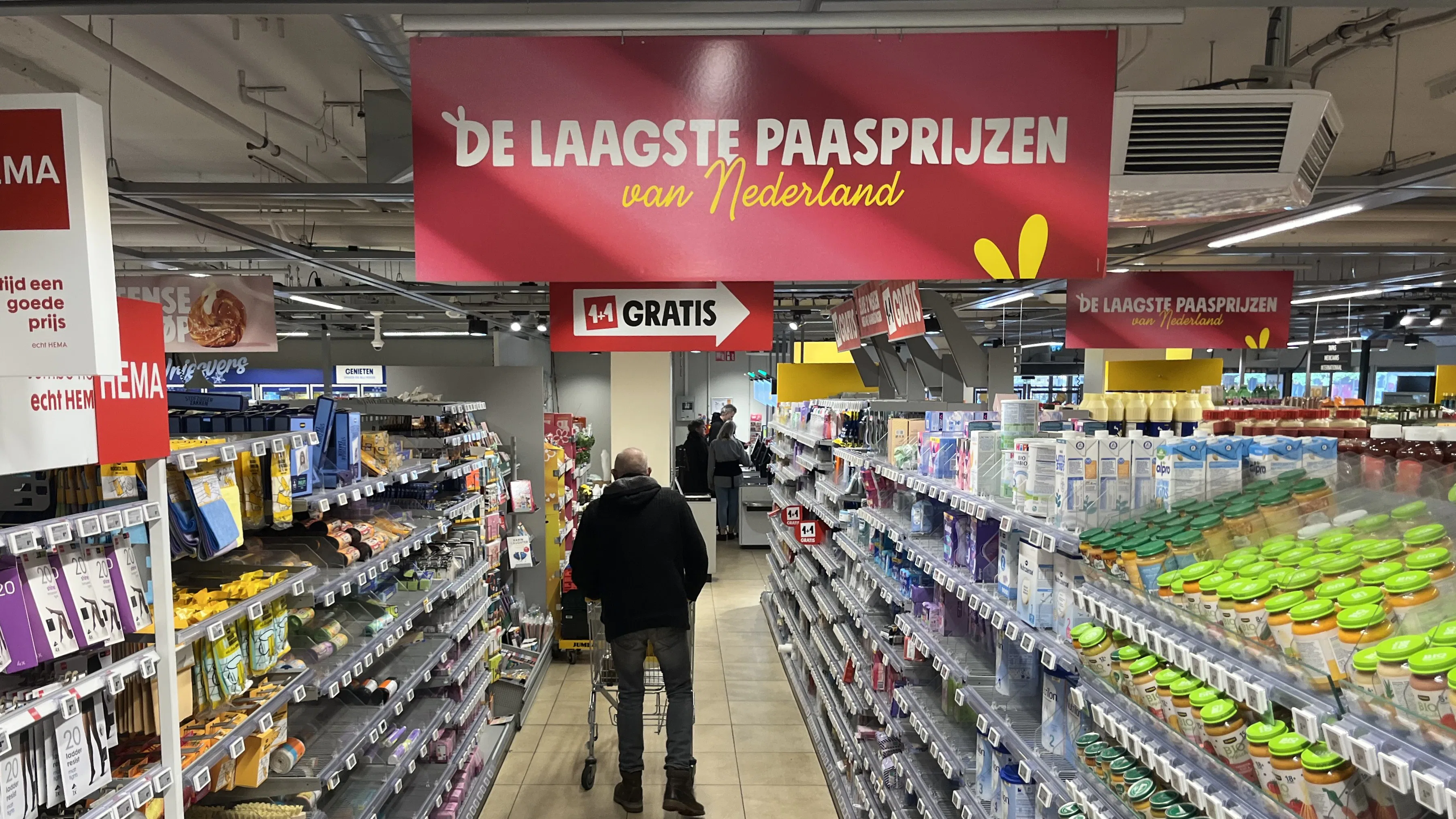 Jumbo met 'de laagste paasprijzen van Nederland'. Foto: Distrifood