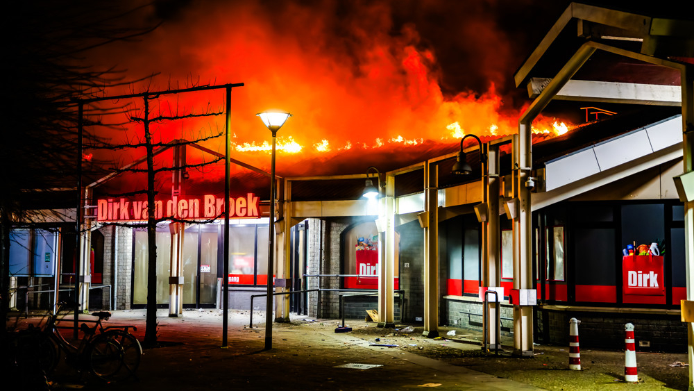 De Dirk in Bergen op Zoom brandde begin 2025 af. Foto: ANP