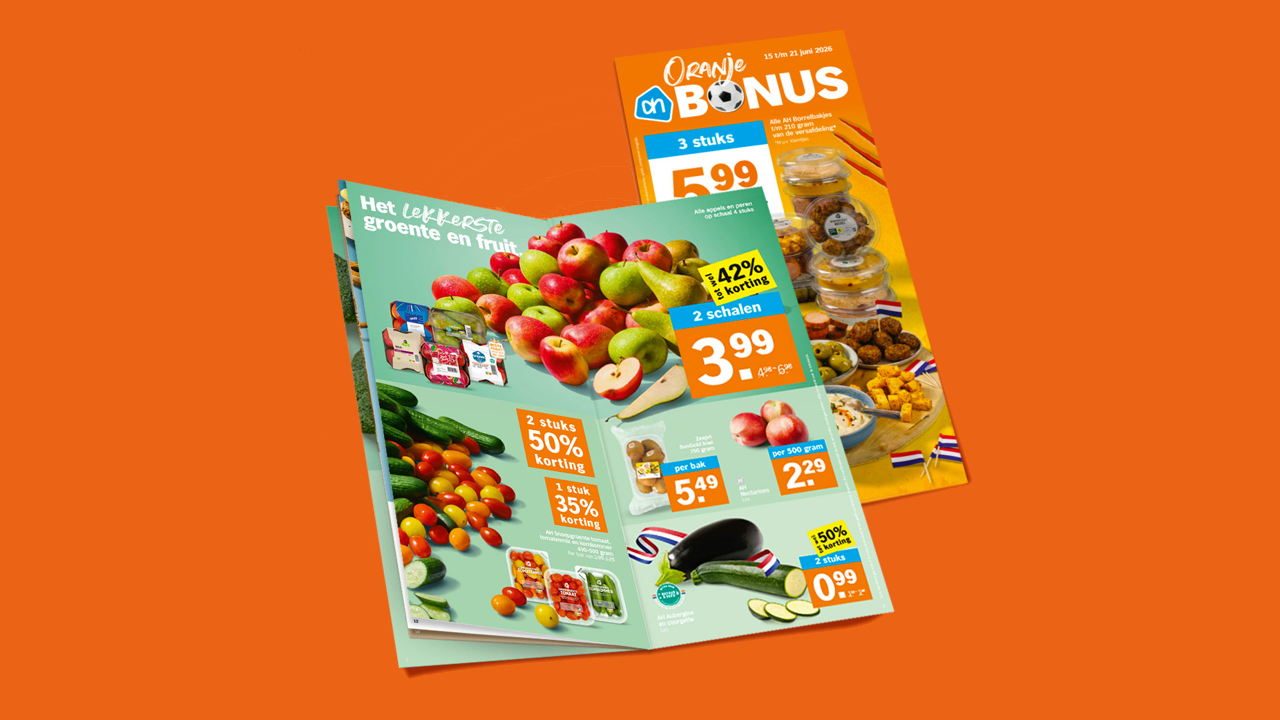 Nieuwe AH-Bonusfolder. Foto: Albert Heijn