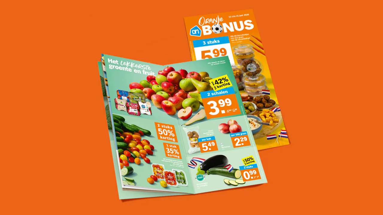 Nieuwe AH-Bonusfolder. Foto: Albert Heijn