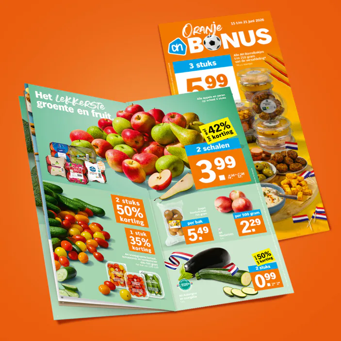 Nieuwe AH-Bonusfolder. Foto: Albert Heijn