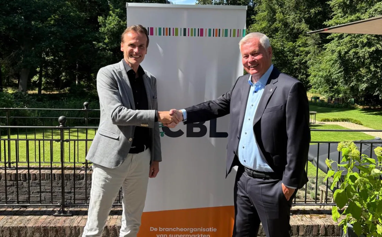 Erik-Jan Mares (links) en Bert Roetert, de nieuwe en huidige voorzitters van het CBL. Foto: CBL