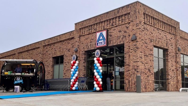 De nieuwe Aldi in Wolvega. Foto: Aldi Vastgoed