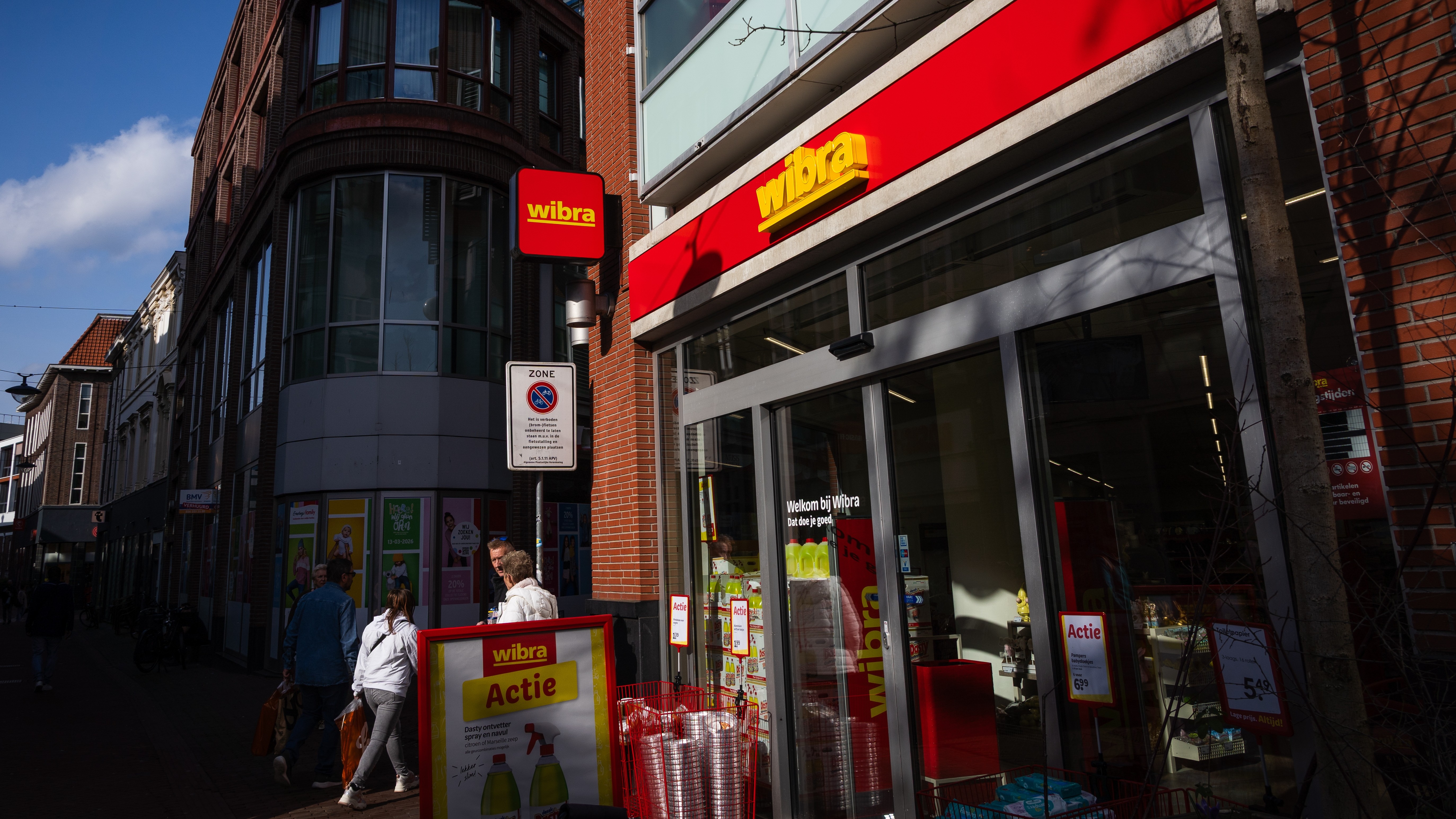 Exterieur van de Wibra winkel in het centrum van Arnhem. Foto: ANP