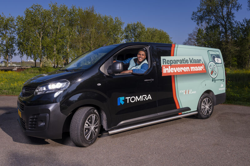 Een Rapid Response Team-busje. Foto: Statiegeld Nederland