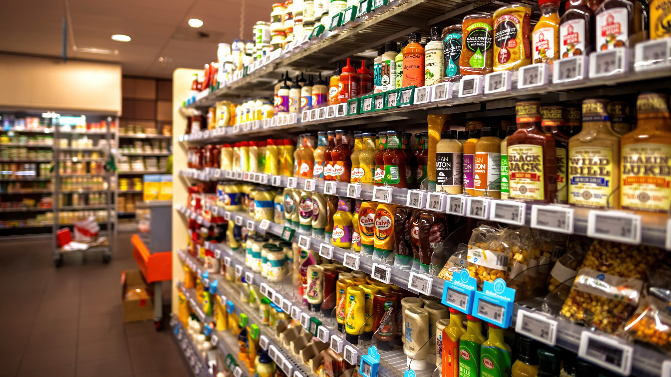Het sauzenschap bij een Albert Heijn in Haarlem. Foto: Shutterstock