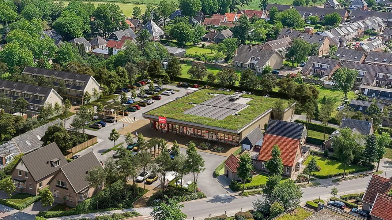 Een impressie van de nieuwe Vomar. Foto: Hoorne Vastgoed