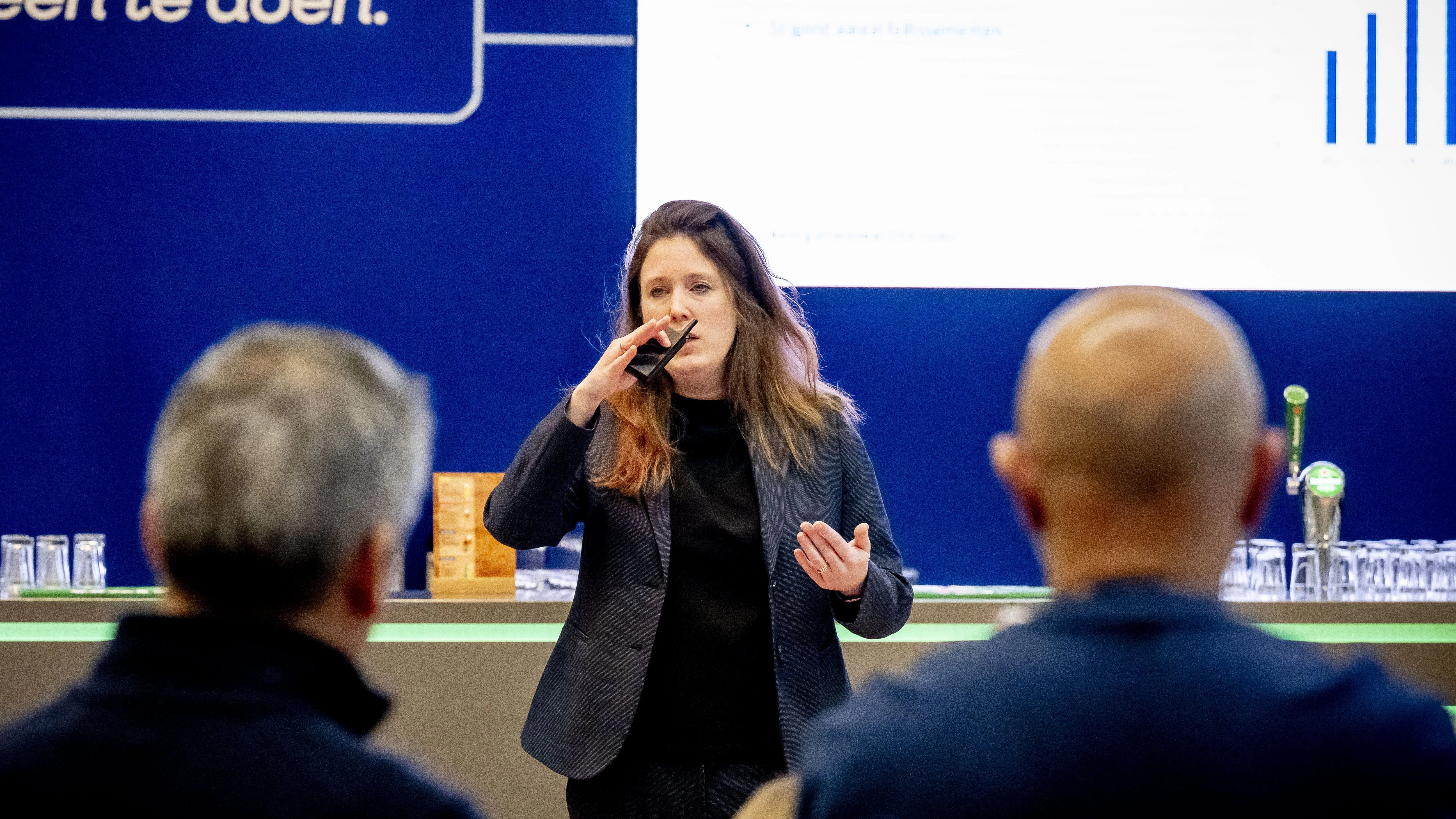 Voorzitter Marijke Vuik van MKB-Nederland. Foto: ANP