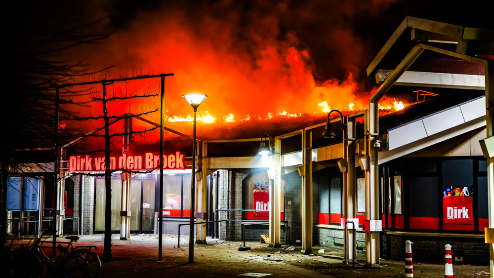 De Dirk in Bergen op Zoom brandde begin 2025 af. Foto: ANP