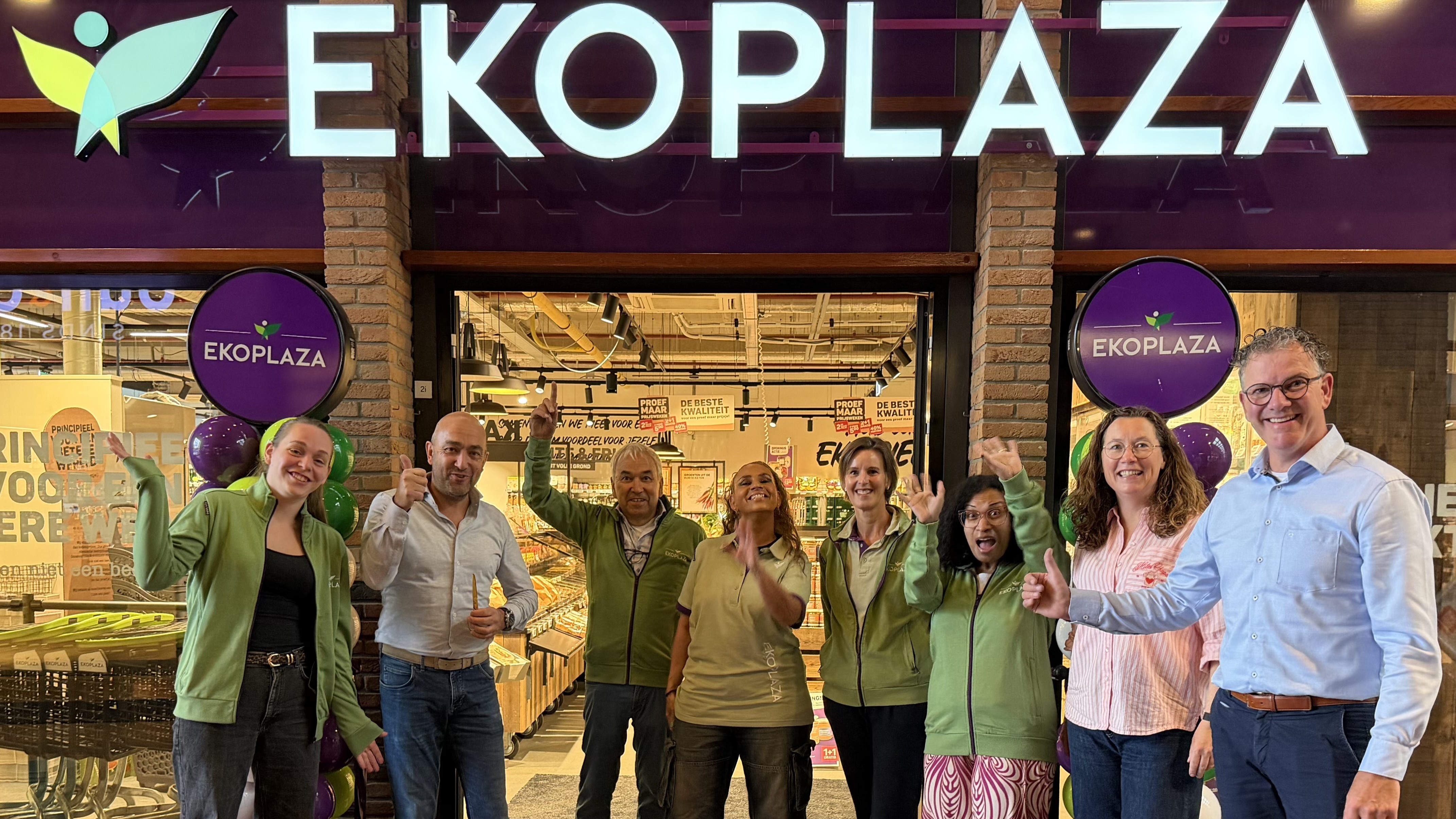 Ekoplaza-opening in Oegstgeest. Foto: Ekoplaza