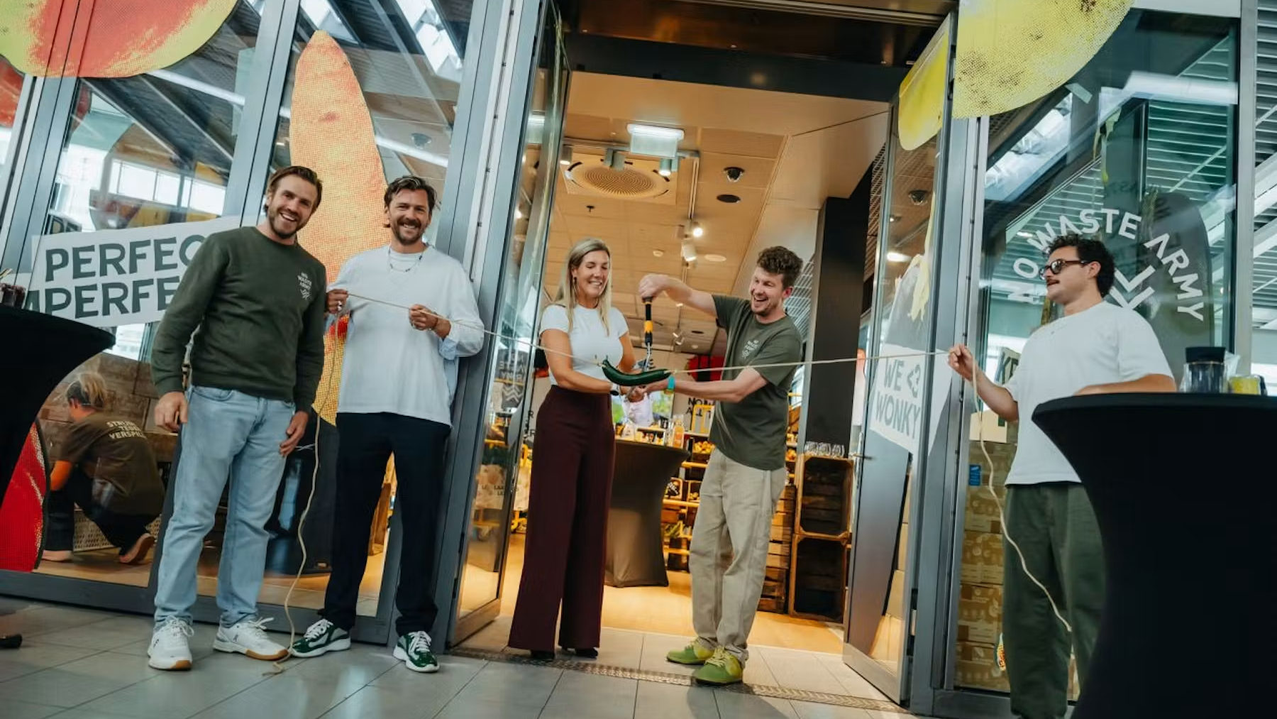 Kromste Supermarkt van No Waste Army. Foto: No Waste Army