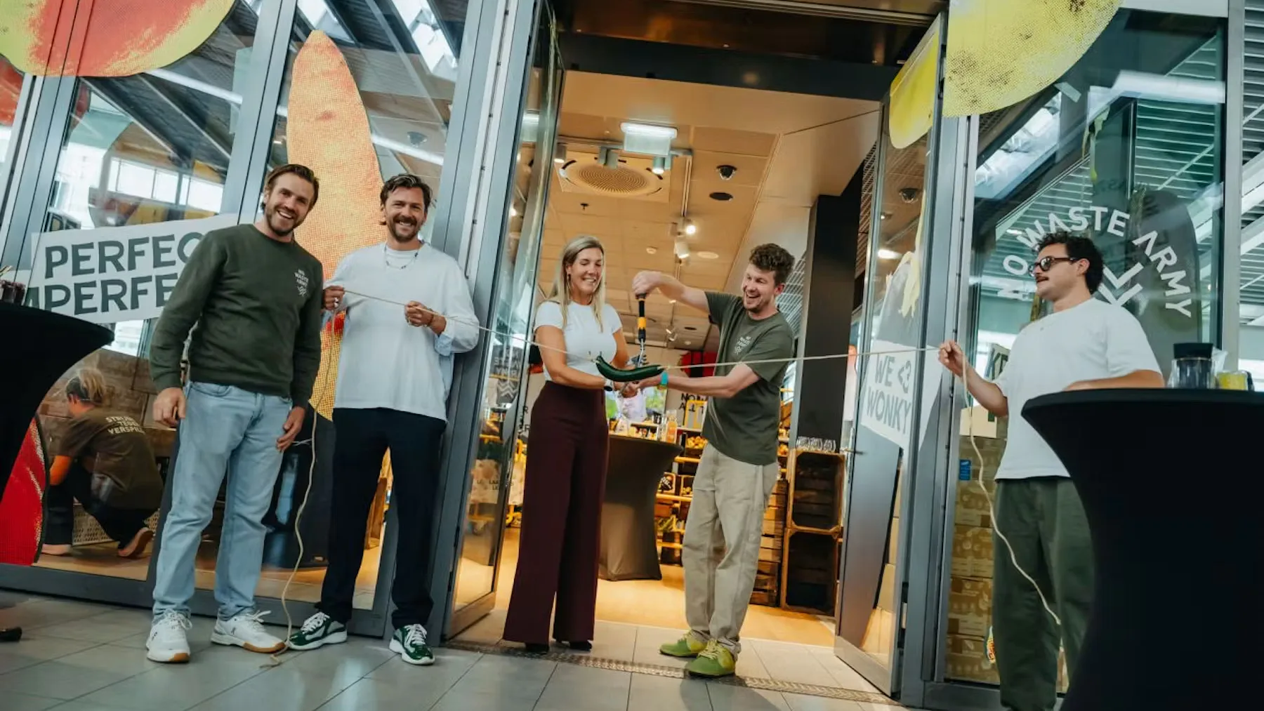 Kromste Supermarkt van No Waste Army. Foto: No Waste Army