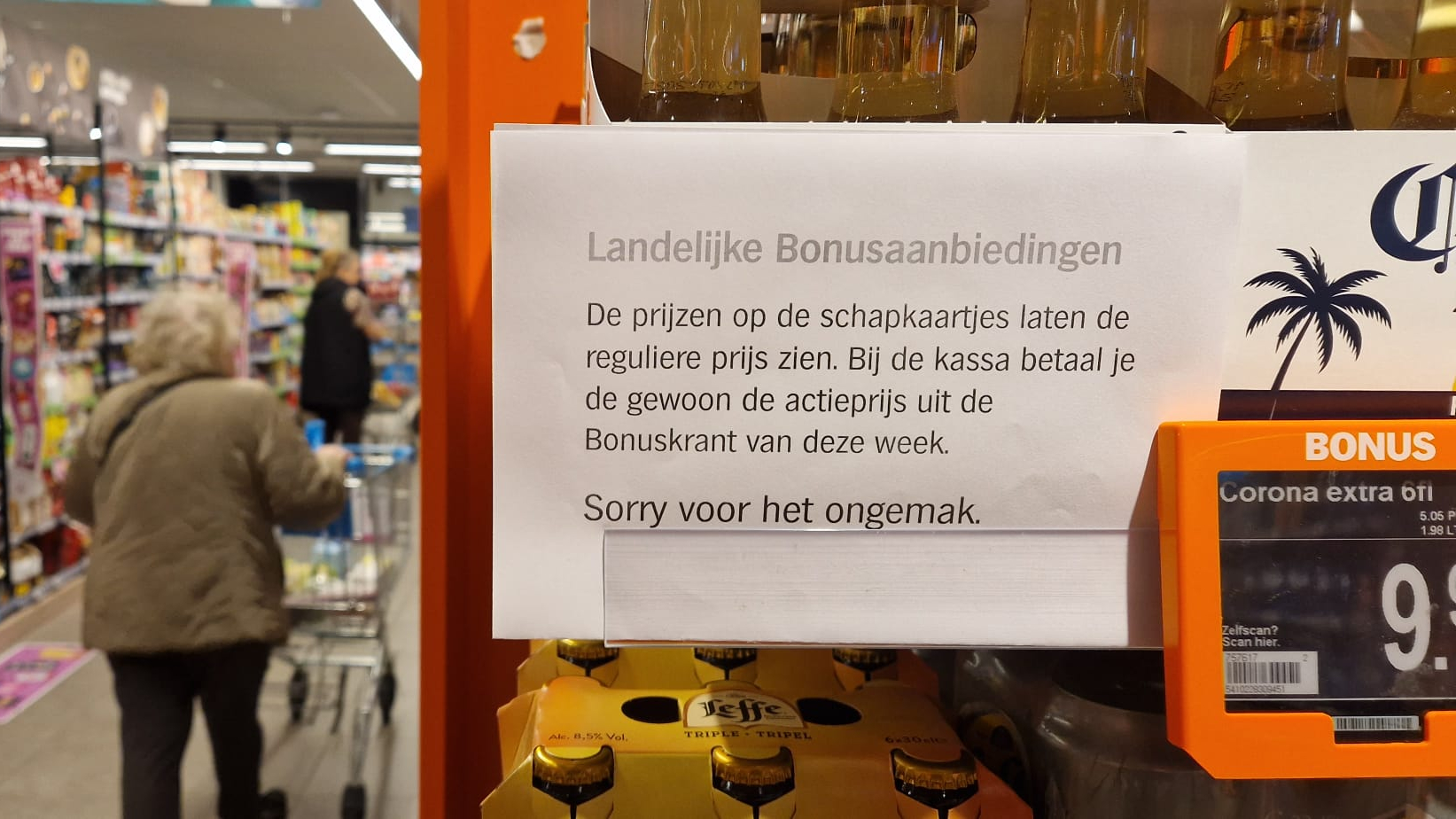 AH: Schapkaartjes hersteld, extra leveringen aan winkels