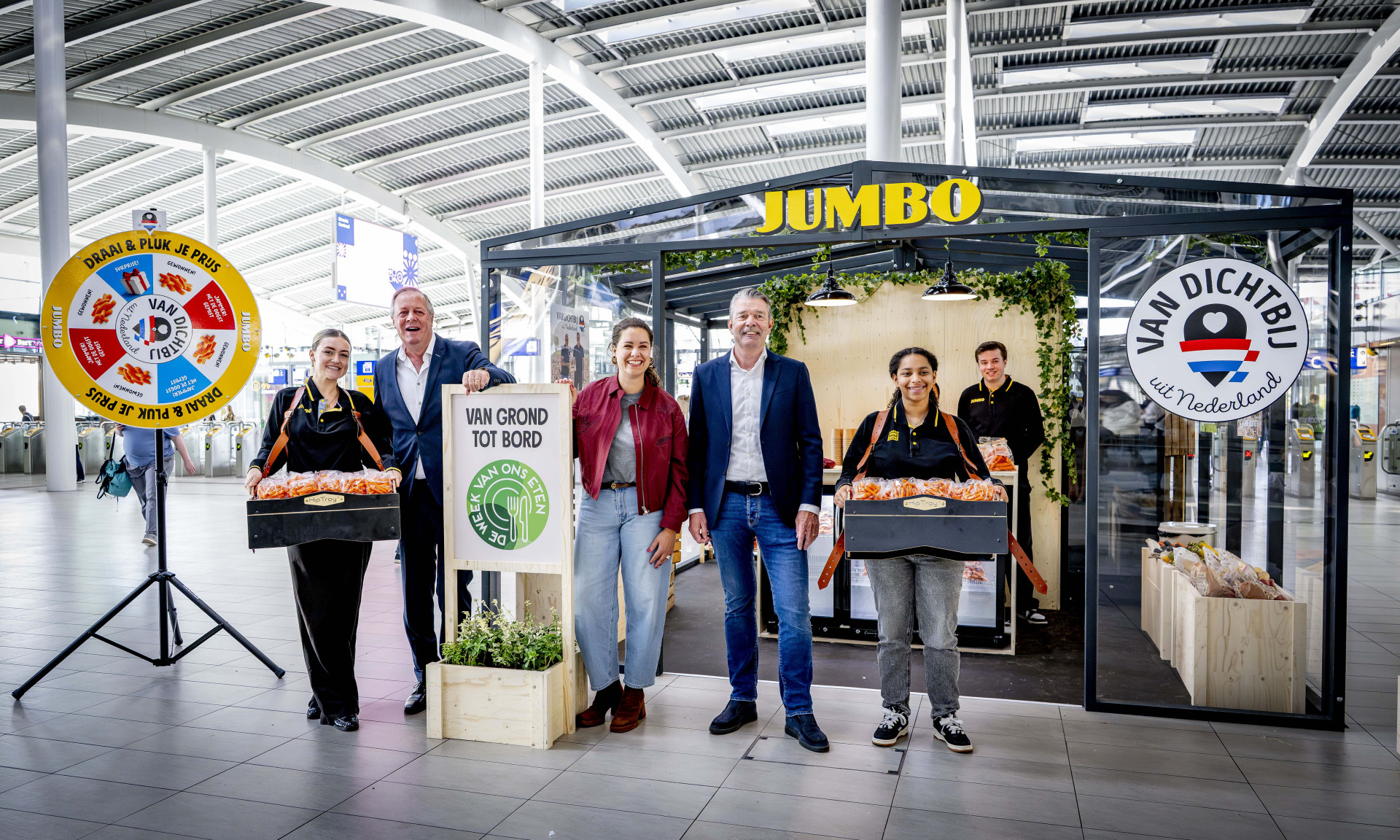 Jumbo opent pop-upkas op Utrecht CS. Foto: Jumbo